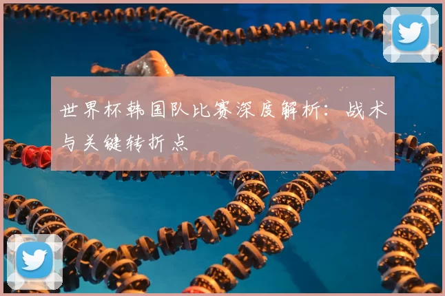 世界杯韩国队比赛深度解析：战术与关键转折点